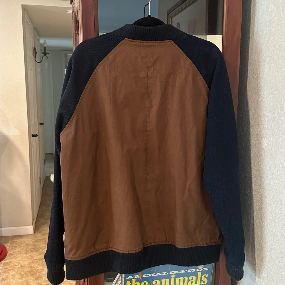 Nifty Genius Men’s Large Black/Brown Outdoor Jacket - Picture 6 of 8